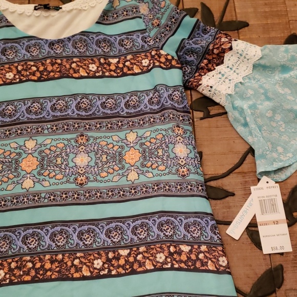 Sequin hearts Girls size 12 Moroccan Getaway dress - Picture 2 of 5